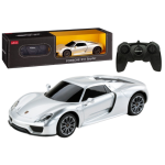 RC valdomas sportinis automobilis 1:24 &bdquo;Porsche 918 Spyder&ldquo;, sidabrinis