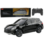 RC valdomas &bdquo;Porsche Cayenne Turbo&ldquo; Rastar, juodos spalvos, 1:24