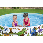 Dinozaurų praplėtimo baseinas vaikams 3+ BESTWAY 244x46cm Vinilas + PVC