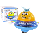vandens kamuoliukas su fontanu &bdquo;Water Ball&ldquo; ir &scaron;viesos diodais su muzika geltonas