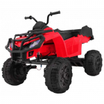 Vaiki&scaron;kas elektrinis keturratis All-terrain Quad 4x4, Raudonas