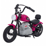 Vaiki&scaron;kas Elektrinis motociklas Chopper SPEED, Rožinis