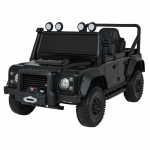 Vaiki&scaron;kas elektromobilis Land Rover Defender 110 SVX Concept, Juodas