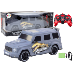 RC valdomas automobilis su dinozauru, 1:10, pilkos spalvos