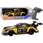 RC valdomas automobilis, 1:16 , su guminiais ratais, &bdquo;Drift&ldquo;, geltonos spalvos