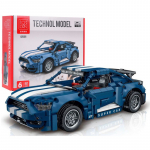 RC valdomas Konstruktorius automobilis (952d.) mėlynas