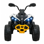 Vaiki&scaron;kas Elektrinis Keturratis Maverick ATV, baltas