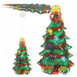LED pakabinamas ap&scaron;vietimas Kalėdų eglutė dekoracija 45cm