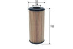 VALEO 586616 Alyvos filtras