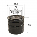 VALEO 586074 Alyvos filtras