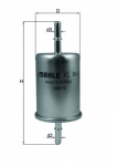 Kuro filtras MAHLE KL84