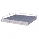 Salono filtras MAHLE ORIGINAL LAK 888