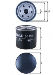 Alyvos filtras MAHLE OC232