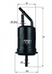 Kuro filtras MAHLE KL488