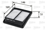 VALEO 585221 Oro filtras