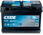 EXIDE EL700 Starterio akumuliatorius