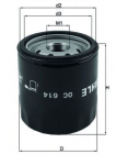 Alyvos filtras MAHLE OC614