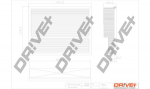 Dr!ve+ DP1110.10.0067 Oro filtras