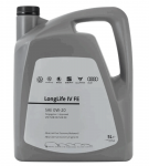 Variklinė alyva VW 0W20 VW GROUP LONGLIFE IV FE 5L