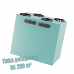 OXYGEN Sieninis rekuperatorius EASY V500 su CO2 davikliu