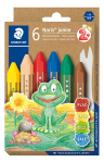 Va&scaron;kinės kreidelės STAEDTLER Noris Junior, 6 vnt.