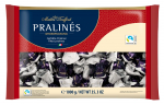 &Scaron;okoladiniai saldainiai PRALINES, su pieni&scaron;ku kremu ir dribsniais, 1 kg