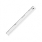 Liniuotė Forpus plastikinė skaidri 30 cm.