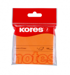 Lipnūs lapeliai Kores neoninių spalvų. 75x75mm , oranžinė
