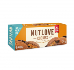 Kakaviniai sausainiai NUT LOVE su žemės rie&scaron;utų įdaru, aplieti pieniniu &scaron;okoladu,  130 g