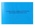 Darbuotojų darbo pažymėjimų registravimo žurnalas A5, 24 lapų