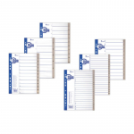 Plastikiniai skiriamieji lapai 1-20, A4 MAXI