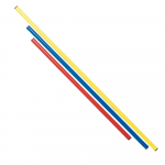 Estafečių lazda 80cm D25 red