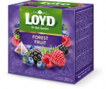 Vaisinė arbata LOYD, mi&scaron;ko uogų skonio, 20 x 2g