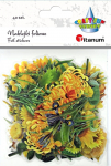 Dekoracija "Gėlės", folija, limpančios, 40vnt. Titanum