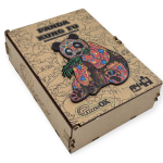 Medinė dėlionė Panda 65 det