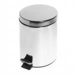 &Scaron;iuk&scaron;lių dėžė SAIMA, su pedalu, 5 L, sidabro sp.