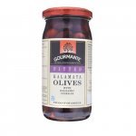 Alyvuogės GOURMANTE Kalamata, juodosios, be kauliukų, L dyduis, 360 g / 180 g