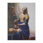 Deimantinės mozaikos rinkinys 40x50cm Melžėja, CR2024/GE CRAFT