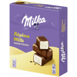 Saldainiai  MILKA MAM su puriu vanilės skonio įdaru i&scaron; Alpių pieno, 330 g