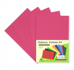 Gofruotas kartonas PENWORD, A4 5 lapai, tamsiai rožinis