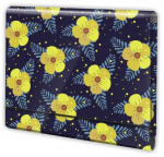 Aplankas A5 su gumele su pie&scaron;iniu Gėlės