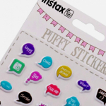 instax mink&scaron;tų lipdukų rinkinys "Speech" (40 vnt)