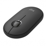 Logitech M350s - Optical mouse - Pebble 2 - tonal graphite