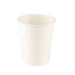 Vienkartiniai puodeliai, popieriniai, balti, 118 ml, D 63 mm,  50 vnt.