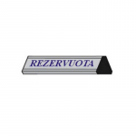 Informacinė lentelė, 31 x 150 mm, keičiama informacija