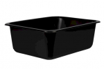 Vienkartiniai indeliai,  užlydomi, juoda, PP,  227 x 178 x 80 mm, 320 vnt