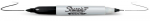 Permanentinis žymeklis Sharpie TWIN TIP, juodas