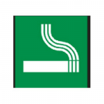 Informacinė lentelė "Rūkymo vieta" 93x93mm