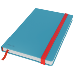 Užra&scaron;ų knyga Leitz COSY A5, 80 lapų, mėlyna, langeliais