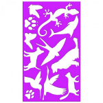 Trafaretas dekoravimui &ldquo;GYVŪNAI&rdquo; TITANUM